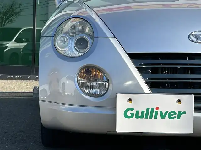 ダイハツ コペン アクティブトップ 和歌山県 2003(平15)年 12.4万km ブライトシルバーメタリック オーディオ/（AM/FM/CD/MD)/レザーシート/シートヒーター/フォグランプ/社外フロアマット