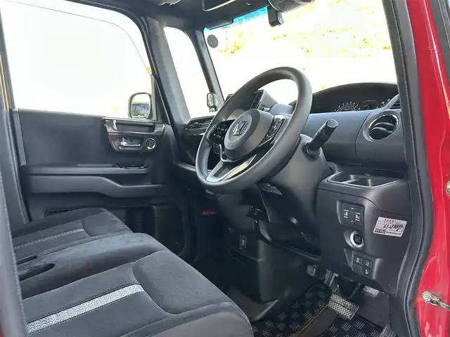 ホンダ Ｎ ＢＯＸ カスタム G L ホンダセンシング 福島県 2019(令1)年 9.1万km ミラノレッド 登録時走行距離：90355km/純正SDナビ/（フルセグTV/CD/DVD/BT接続/AM/FM)/両側Pスライドドア/プッシュスタート/オートライト/電格ミラー/ステアリングスイッチ/クルコン/前後ドライブレコーダー/スペアキー/純正フロアマット/純正AW/LEDヘッドライト/アイドリングストップ/フォグランプ/取扱説明書/保証書