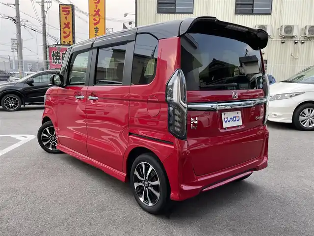 ホンダ Ｎ ＢＯＸ カスタム G L ホンダセンシング 大阪府 2019(令1)年 9.1万km ミラノレッド (株)IDOMが運営する【じしゃロン東大阪店】の自社ローン専用車両になります。こちらは現金またはオートローンご利用時の価格です。自社ローンご希望の方は別途その旨お申付け下さい/純正8インチSDナビ【VXU-195NBi】/（フルセグTV/CD/DVD/BT/AM/FM/Car Play)/両側パワースライドドア/衝突軽減システム/バックカメラ/レーダークルーズコントロール/レーンキープアシスト/ドライブレコーダー前後/USB接続端子/LEDヘッドライト/オートハイビーム/スマートキー＆プッシュスタート/オートエアコン/純正14インチアルミ/保証書 取説 ナビ取説/スペアスマートキー