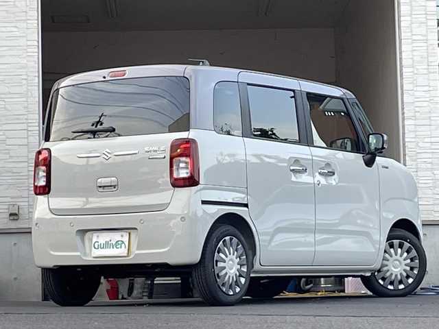 スズキ ワゴンＲ スマイル HYBRID X 大分県 2025(令7)年 0.1万km未満 ベージュⅡ 登録済み未使用車/全方位カメラ/純正ディスプレイオーディオ/フルセグTV/Bluetooth/純正LEDヘッドライト/オートライト/衝突被害軽減ブレーキ/レーンキープアシスト/横滑り防止装置/クルーズコントロール/スマートキー