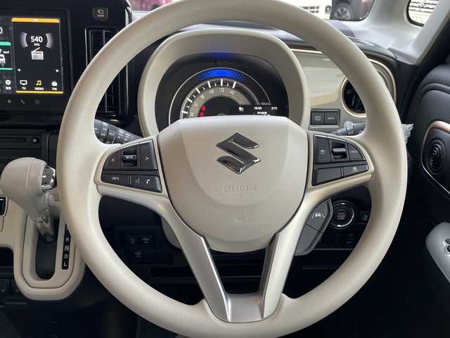 スズキ ワゴンＲ スマイル HYBRID X 大分県 2025(令7)年 0.1万km未満 ベージュⅡ 登録済み未使用車/全方位カメラ/純正ディスプレイオーディオ/フルセグTV/Bluetooth/純正LEDヘッドライト/オートライト/衝突被害軽減ブレーキ/レーンキープアシスト/横滑り防止装置/クルーズコントロール/スマートキー