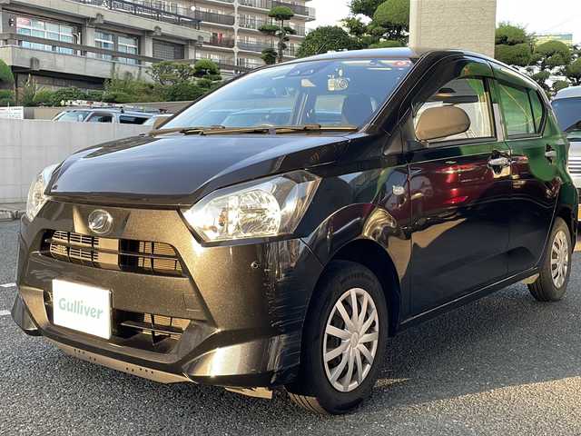 ダイハツ ミラ イース L SAⅢ 大阪府 2018(平30)年 6.1万km ブラックマイカメタリック 社外ナビ/メモリナビ/AVIC-RZ102/TV/AM/FM/BT/SD/ワンセグテレビ/コーナーセンサー/ドアバイザー/ETC/記録簿/保証書/取扱説明書
