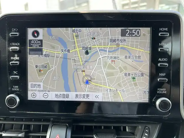 トヨタ Ｃ－ＨＲ G－T モード ネロ セーフティプラス 愛知県 2020(令2)年 5万km ブラックマイカ ワンオーナー/４ＷＤ/純正8インチT-Connectナビ/(フルセグTV/Bluetooth/AM/FM/Apple CarPlay/Android Auto)/社外カメラ(バック・フロント・サイド・全方位)/パーキングアシスト/前後コーナーセンサー/クルーズコントロール追従走行有り/レーンキープアシスト/衝突被害軽減システム/横滑り防止装置/シートヒーター/ステアリングスイッチ/ビルトインETC/前後ドライブレコーダー(DC-DR652)/TRDマッドフラップ/スペアキー1本