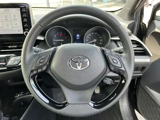トヨタ Ｃ－ＨＲ G－T モード ネロ セーフティプラス 愛知県 2020(令2)年 5万km ブラックマイカ ワンオーナー/４ＷＤ/純正8インチT-Connectナビ/(フルセグTV/Bluetooth/AM/FM/Apple CarPlay/Android Auto)/社外カメラ(バック・フロント・サイド・全方位)/パーキングアシスト/前後コーナーセンサー/クルーズコントロール追従走行有り/レーンキープアシスト/衝突被害軽減システム/横滑り防止装置/シートヒーター/ステアリングスイッチ/ビルトインETC/前後ドライブレコーダー(DC-DR652)/TRDマッドフラップ/スペアキー1本