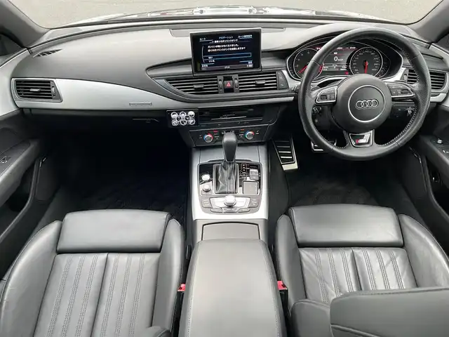 アウディ Ａ７ SB 2.0 TFSI クワトロ S LINE P 山梨県 2017(平29)年 2.6万km ミトスブラックメタリック SR /マトリクスLED /アシスタンス /黒革/BOSE/純正ＭＭＩナビ/バックカメラ/フルセグ/ＢＴ/ＣＤ/ＤＶＤ/ＡＵＸ/ＵＳＢ/ＡＣＣ/ＬＫＡ/ＢＳＡ/Ａハイビーム/Ｐシート/シートヒーター/保証書/コンフォート/純正ドラレコ/純正１９ＡＷ