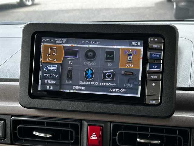 ダイハツ ムーヴ キャンバス セオリー G 大分県 2023(令5)年 0.6万km サンドベージュメタリック 純正SDナビ（NMZL-W73D）/Bluetooth/TV/CD/DVD/パワースライドドア（両側）/シートヒーター（D＋N席）/コーナーセンサー（前後）/オートブレーキホールド/アイドリングストップ/保温機能付きカップホルダー/電動格納ミラー/バックカメラ/USB・HDMI入力端子/ステアリングスイッチ/ベンチシート/スペアキー/純正フロアマット/革巻ステアリング/革巻シフトノブ/ドライブレコーダー/LED/ETC