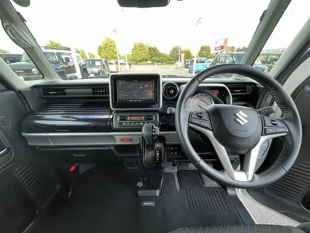 スズキ スペーシア カスタム HYBRID XS 栃木県 2023(令5)年 2.5万km ピュアホワイトP スズキセーフティサポート/社外メモリナビ/フルセグTV/DVD/Bluetooth/バックカメラ/ETC/両側パワースライドドア/コーナーセンサー/ハーフレザーシート/シートヒーター/ステアリングリモコン/レーダークルーズコントロール/ヘッドアップディスプレイ/アイドリングストップ/LEDヘッドライト/オートハイビーム/スマートキー/ロールサンシェード