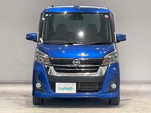 日産 デイズ ルークス HWS X Vセレクション 宮城県 2020(令2)年 7.8万km オーシャンブルーP 4WD/エマージェンシーブレーキ/レーンキープアシスト/オートマチックハイビーム/純正ナビ/・全方位カメラ/・Bluetooth/CD/・フルセグTV/前後コーナーセンサー/両側パワースライド/ETC/プッシュスタート/エンジンスターター/スマートキー/アイドリングストップ/チップアップシート/ベンチシート/シートヒーター（運転席）/LEDヘッドライト/オートライト/フォグランプ/純正アルミホイール/純正フロアマット