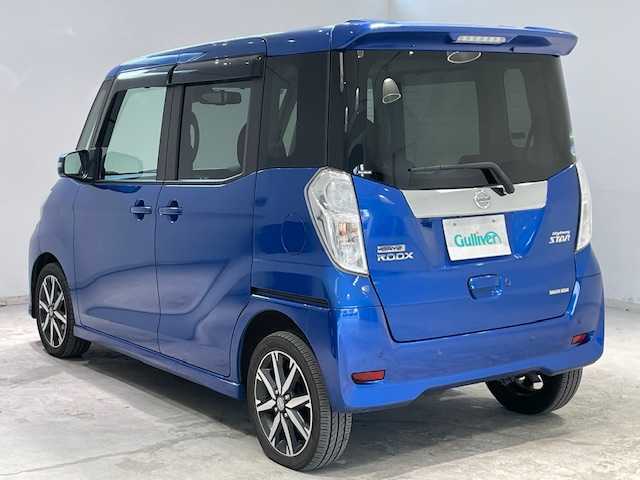 日産 デイズ ルークス HWS X Vセレクション 宮城県 2020(令2)年 7.8万km オーシャンブルーP 4WD/エマージェンシーブレーキ/レーンキープアシスト/オートマチックハイビーム/純正ナビ/・全方位カメラ/・Bluetooth/CD/・フルセグTV/前後コーナーセンサー/両側パワースライド/ETC/プッシュスタート/エンジンスターター/スマートキー/アイドリングストップ/チップアップシート/ベンチシート/シートヒーター（運転席）/LEDヘッドライト/オートライト/フォグランプ/純正アルミホイール/純正フロアマット