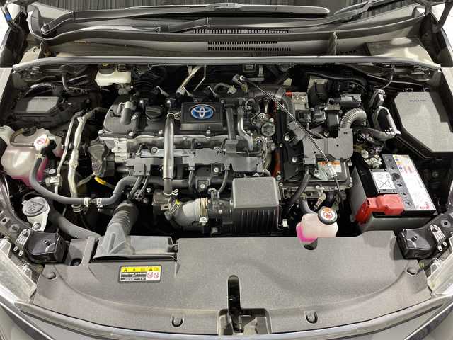 トヨタ カローラツーリング ハイブリッド ダブルバイビー 神奈川県 2023(令5)年 2.3万km スパークリングブラックパールクリスタルシャイン 純正8型ディスプレイオーディオ/コネクティッドナビ/フルセグ　USB　Bluetooth　Miracast/バックカメラ/セーフティセンス/プリクラッシュセーフティ/レーントレーシングアシスト/レーンディパーチャーアラート/レーダークルーズコントロール/オートマチックハイビーム/ロードサインアシスト/ドライバー異常時対応システム/プロアクティブドライビングアシスト/発進遅れ告知機能/ハイビームアシスト/ドライブスタートコントロール/車両接近通報装置/パーキングサポートブレーキ/純正ビルトインETC2.0/電動パーキングブレーキ/オートブレーキホールド/革巻きステアリング/ステアリングスイッチ/ハーフレザーシート/EV/ECO/SPORTモード/プッシュスタート/スマートキー/LEDヘッドランプ/LEDフロントフォグランプ/オートライト/前後ソナー/アイドリングストップ/純正ビルトインETC/電格電格ウインカーミラー/純正リアスポイラー/純正17インチアルミホイール
