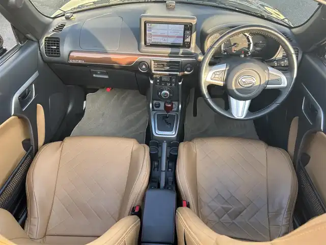 ダイハツ コペン セロ 広島県 2020(令2)年 6.9万km ブラックマイカメタリック ワンオーナー/純正メモリナビ(NSZN-W70D)/　(フルセグテレビ/Bluetooth/CD/DVD/AM/FM)/ドライブレコーダー/ETC2.0/バックカメラ/前席シートヒーター/USB入力端子/純正16インチアルミホイール/LEDヘッドライト/フォグランプ/アイドリングストップ/横滑り防止装置/オートライト/オートエアコン/Wエアバック/スマートキー/盗難防止装置/保証書/取扱説明書