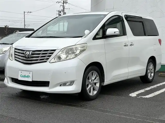 トヨタ アルファード 240G 徳島県 2010(平22)年 15.5万km ホワイトパールクリスタルシャイン