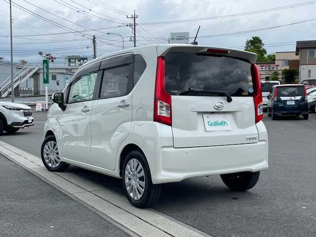 ダイハツ ムーヴ L SAⅢ 静岡県 2018(平30)年 3.8万km パールホワイトⅢ ●社外ナビ/（フルセグ/CD/Bluetooth）/（CN-E310D）/●バックカメラ/●衝突被害軽減システム/●レーンキープアシスト/●ステアリングスイッチ/●ETC/●フロアマット/●ドアバイザー/●プッシュスタート/●スマートキー/●横滑り防止装置/●ダブルSRS＋ABS/●保証書/●取扱説明書