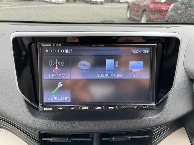 ダイハツ ムーヴ L SAⅢ 静岡県 2018(平30)年 3.8万km パールホワイトⅢ ●社外ナビ/（フルセグ/CD/Bluetooth）/（CN-E310D）/●バックカメラ/●衝突被害軽減システム/●レーンキープアシスト/●ステアリングスイッチ/●ETC/●フロアマット/●ドアバイザー/●プッシュスタート/●スマートキー/●横滑り防止装置/●ダブルSRS＋ABS/●保証書/●取扱説明書