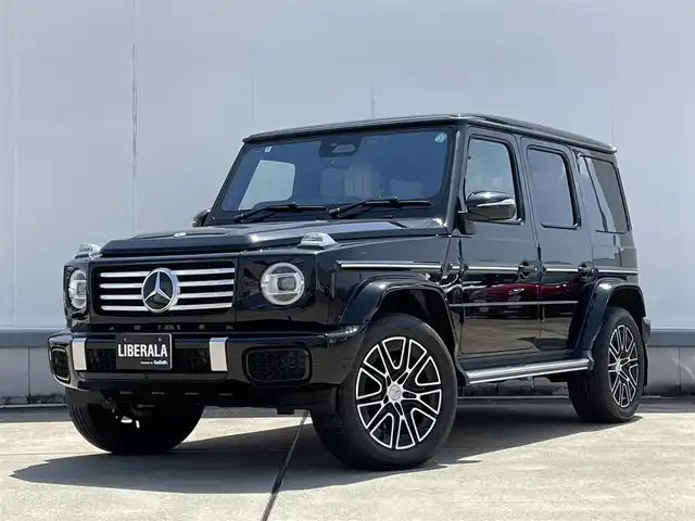 メルセデス・ベンツ ゲレンデヴァーゲン Ｇ４５０ｄ ローンチエディション 東京都 2024(令6)年 0.5万km オブシディアンブラック マヌファクトゥーア/ホワイトレザーシート/パワーシート/シートヒーター/ベンチレーション/レーダーセーフティＰＫＧ/純正ナビゲーション/360°カメラ/アンビエントライト/ＬＥＤヘッドライト/パークトロニック/デジタルインナーミラー/前後ドライブレコーダー/ＧＰＳレーダー