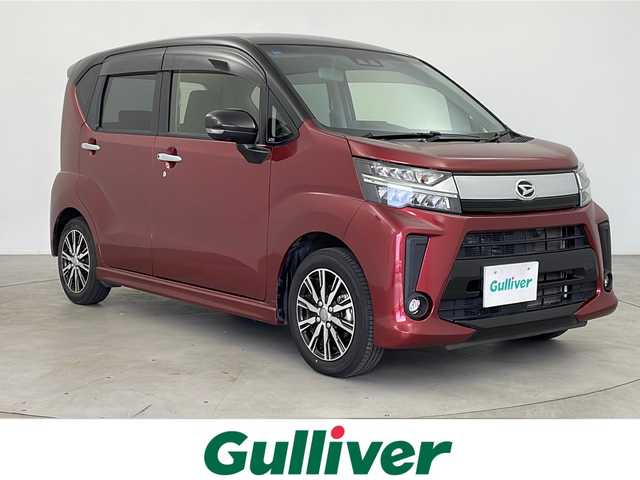 ダイハツ ムーヴ カスタム X VS SAⅢ 鹿児島県 2022(令4)年 6.4万km ブラックマイカメタリック/ファイアークォーツレッドメタリック 2トーン 純正ナビ/（CD/DVD/BT/フルセグ）/スマートアシスト/全方位カメラ/オートライト/オートマチックハイビーム/ステアリングリモコン/アイドリングストップ/LEDヘッドライト/シートヒーター（運転席）/ETC/純正ドライブレコーダー/純正フロアマット