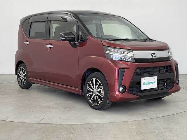 ダイハツ ムーヴ カスタム X VS SAⅢ 鹿児島県 2022(令4)年 6.4万km ブラックマイカメタリック/ファイアークォーツレッドメタリック 2トーン 純正ナビ/（CD/DVD/BT/フルセグ）/スマートアシスト/全方位カメラ/オートライト/オートマチックハイビーム/ステアリングリモコン/アイドリングストップ/LEDヘッドライト/シートヒーター（運転席）/ETC/純正ドライブレコーダー/純正フロアマット