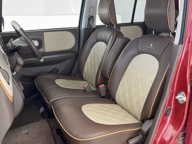 スズキ ラパン ショコラ X 沖縄県 2014(平26)年 9.6万km フェニックスレッドパール 県外仕入れ車両																							社外メモリナビ(NR-MZ03)/（CD/DVD/SD/Bluetooth接続/フルセグTV）/アイドリングストップ/レザーシート/HIDヘッドライト/オートライト/純正フロアマット/電動格納ウィンカーミラー/プッシュスタート/スマートキー/取扱説明書