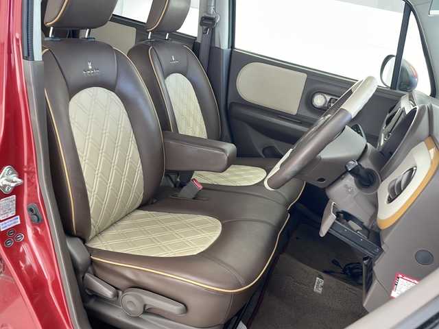 スズキ ラパン ショコラ X 沖縄県 2014(平26)年 9.6万km フェニックスレッドパール 県外仕入れ車両																							社外メモリナビ(NR-MZ03)/（CD/DVD/SD/Bluetooth接続/フルセグTV）/アイドリングストップ/レザーシート/HIDヘッドライト/オートライト/純正フロアマット/電動格納ウィンカーミラー/プッシュスタート/スマートキー/取扱説明書