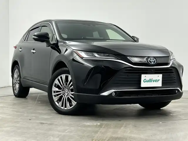 トヨタ ハリアー ハイブリッド Z 三重県 2021(令3)年 5.2万km ブラック /純正ディスプレイオーディオ//AM/FM/フルセグ/USB/Bluetooth//パノラミックビューモニター//運転席パワーシート//ハーフレザーシート//LEDヘッドライト//JBLプレミアムサウンド//レーダークルーズコントロール//ガラスルーフ//純正19インチAW