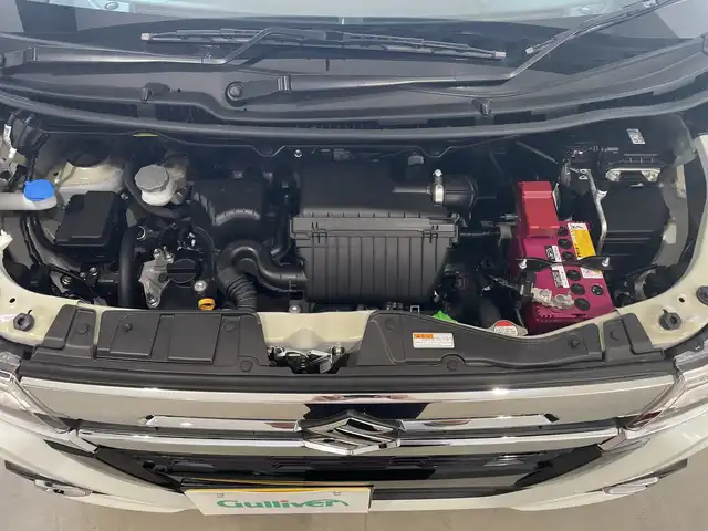 スズキ ワゴンＲ カスタムＺ HYBRID ZX 新潟県 2024(令6)年 0.8万km ピュアホワイトP 4WD/ディスプレイオーディオ/(FH-B500DVS)/バックカメラ/レーダークルーズコントロール/LEDオートライト/シートヒーター/純正15インチアルミホイール/USBポート/スマートキー/ETC