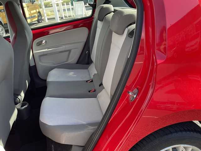 フォルクスワーゲン アップ！ ムーブアップ！ 徳島県 2014(平26)年 6.6万km 赤 社外7型ナビ　AVIC-RZ502/（DISC/USB/SD/BT/ラジオ/iPod/AUX/フルセグ）/バックカメラ/ETC/クルーズコントロール/社外フロアマット/前席シートヒーター/純正15インチアルミホイール/ハロゲンヘッドライト/スペアキー/フォグライト/リモコンキー