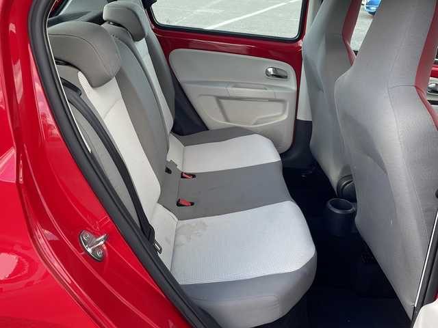 フォルクスワーゲン アップ！ ムーブアップ！ 徳島県 2014(平26)年 6.6万km 赤 社外7型ナビ　AVIC-RZ502/（DISC/USB/SD/BT/ラジオ/iPod/AUX/フルセグ）/バックカメラ/ETC/クルーズコントロール/社外フロアマット/前席シートヒーター/純正15インチアルミホイール/ハロゲンヘッドライト/スペアキー/フォグライト/リモコンキー