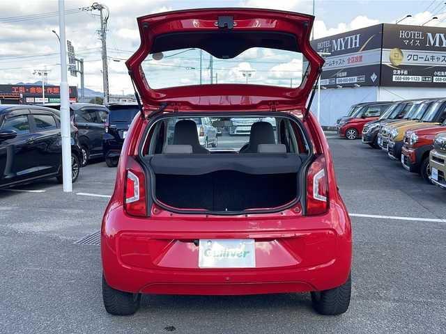 フォルクスワーゲン アップ！ ムーブアップ！ 徳島県 2014(平26)年 6.6万km 赤 社外7型ナビ　AVIC-RZ502/（DISC/USB/SD/BT/ラジオ/iPod/AUX/フルセグ）/バックカメラ/ETC/クルーズコントロール/社外フロアマット/前席シートヒーター/純正15インチアルミホイール/ハロゲンヘッドライト/スペアキー/フォグライト/リモコンキー