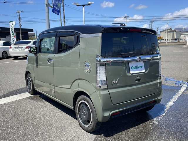 ホンダ Ｎ ＢＯＸ スラッシュ G Lパッケージ 新潟県 2017(平29)年 5.8万km アッシュグリーンメタリック 純正オーディオ/（FM/AM/CD/AUD）/スペアキー/プッシュスタート/電動パーキング/ビルトインETC/ステアリングスイッチ/USB給電/シガーソケット/チップアップシート/フロアマット/HIDヘッドライト/電格ミラー/ウインカーミラー/Moduloホイール