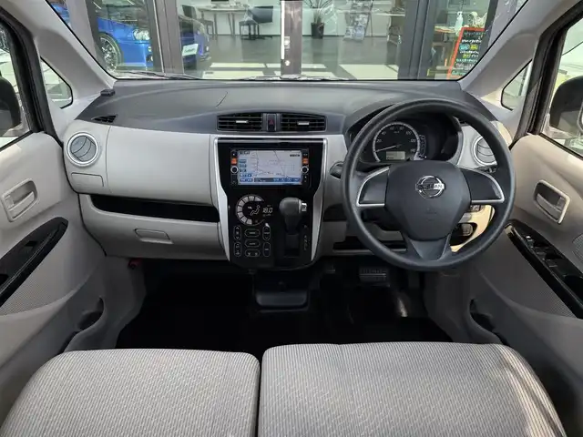 日産 デイズ X 栃木県 2013(平25)年 6.3万km プレミアムパープルP 純正SDナビ/アラウンドビューモニター/DVD再生機能/Bluetoothオーディオ/フルセグTV/スマートキー/アイドリングストップ/社外14インチAW/純正フロアマット/純正ドアバイザー
