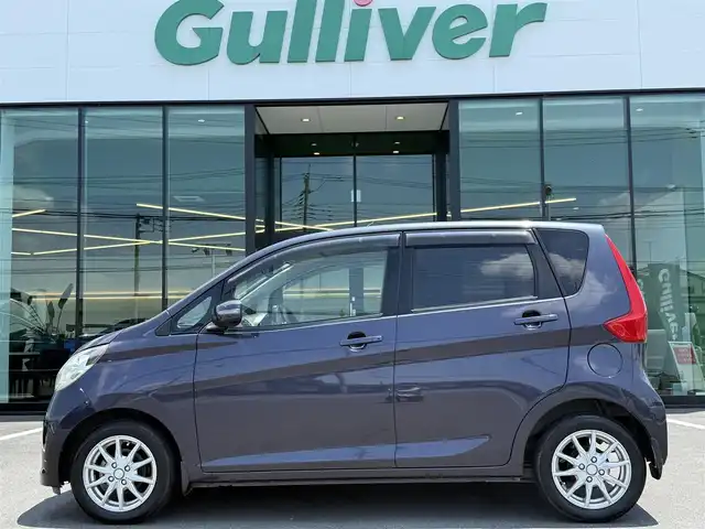日産 デイズ X 栃木県 2013(平25)年 6.3万km プレミアムパープルP 純正SDナビ/アラウンドビューモニター/DVD再生機能/Bluetoothオーディオ/フルセグTV/スマートキー/アイドリングストップ/社外14インチAW/純正フロアマット/純正ドアバイザー