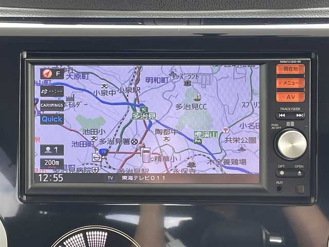 日産 デイズ ハイウェイスターJ 岐阜県 2013(平25)年 9.4万km ホワイトパール (株)IDOMが運営する【じしゃロン多治見店】の自社ローン専用車両になります。こちらは現金またはオートローンご利用時の価格です。自社ローンご希望の方は別途その旨お申付け下さい。/ディーラーオプションSDナビ/　（CD/フルセグ/ハンズフリー）/ETC/LEDヘッドライト/フォグランプ/純正アルミホイール