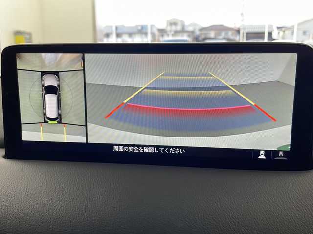 マツダ ＣＸ－８ 25S ブラックトーンED 岐阜県 2022(令4)年 2.5万km スノーフレイクホワイトパールマイカ ４WD/純正10.25インチセンターディスプレイ/（Bluetooth/フルセグ/ACP/AA/HDMI）/全周囲カメラ/自動防眩ルームミラー/電動パーキング/オートホールド/レーダークルーズコントロール/パワーバックドア/1・2列目シートヒーター/ステアリングヒーター/前席パワーシート（運転席メモリ付き）/ステアリングスイッチ/社外AW付きスタッドレス車載/スマートキー/スペアキー/保証書/取扱説明書