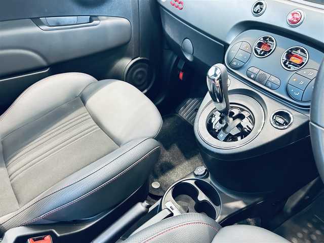 フィアット ５００ スポーツ 大阪府 2022(令4)年 1.6万km 青 150台限定車/ガラスルーフ/ハーフレザー/純正ディスプレイオーディオ/applecarplay/クリアランスソナー/純正16インチAW/HIDヘッドライト/ETC/ドラレコ/USB/Bluetooth/革巻スポーツステアリング/クルコン