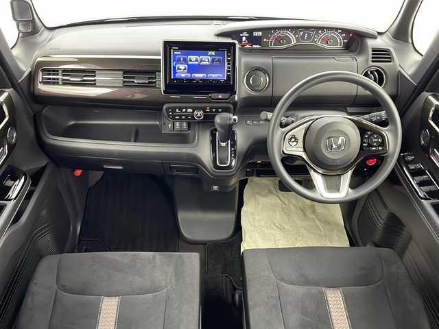 ホンダ Ｎ ＢＯＸ カスタム G EX ホンダセンシング 宮城県 2018(平30)年 5.7万km プレミアムグラマラスブロンズP 禁煙車/助手席ロングスライドシート/ホンダセンシング/・衝突軽減ブレーキ/・レーンキープアシスト/・アダプティブクルーズコントロール/・オートハイビーム/・リアコーナーセンサー/純正SDナビ/・CD.DVD.SD.BT.USB/フルセグTV/バックカメラ/両側パワースライドドア/ビルトインETC/LEDヘッドライト/LEDフォグランプ/ECONスイッチ/横滑り防止装置/ステアリングスイッチ/プッシュスタート/スマートキー/純正14インチアルミホイール/純正フロアマット/ロールサンシェード