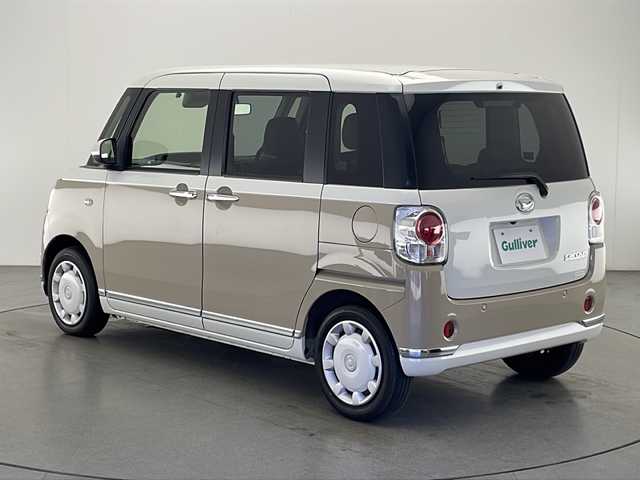 ダイハツ ムーヴ キャンバス G メイクアップ リミテッド　SAⅢ 宮崎県 2022(令4)年 2.2万km パールホワイトⅢ/ナチュラルベージュマイカメタリック 2トーン スマートアシスト3/〇衝突警報機能/〇衝突回避支援ブレーキ機能/〇車線逸脱警報機能/〇誤発信抑制制御機能/〇オートマチックハイビーム/〇先行車発進告知/社外7インチSDナビ/CD/DVD/Bluetooth/パノラマモニター/両側パワースライドドア/シートヒーター/LEDヘッドライト/アイドリングストップ/ETC/保証書/取扱説明書/ナビ取扱説明書