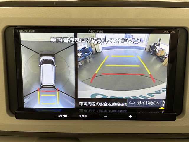 ダイハツ ムーヴ キャンバス G メイクアップ リミテッド　SAⅢ 宮崎県 2022(令4)年 2.2万km パールホワイトⅢ/ナチュラルベージュマイカメタリック 2トーン スマートアシスト3/〇衝突警報機能/〇衝突回避支援ブレーキ機能/〇車線逸脱警報機能/〇誤発信抑制制御機能/〇オートマチックハイビーム/〇先行車発進告知/社外7インチSDナビ/CD/DVD/Bluetooth/パノラマモニター/両側パワースライドドア/シートヒーター/LEDヘッドライト/アイドリングストップ/ETC/保証書/取扱説明書/ナビ取扱説明書