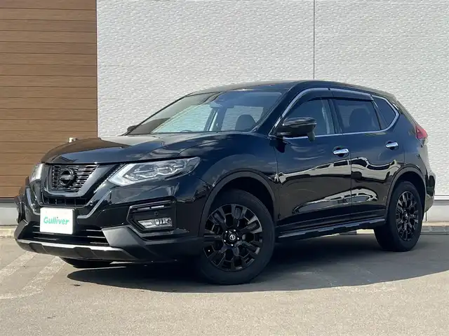 日産 エクストレイル 20X エクストリーマーX 秋田県 2018(平30)年 11.8万km ダイヤモンドブラック ４WD/インテリジェントエマージェンシーブレーキ/LEDヘッドライト/純正メモリナビ（DVD/CD/BT)/フルセグ/バックカメラ/日産純正１８インチアルミ（夏タイヤ装着）/スマートキー/純正エンジンスターター/アイドリングストップ/プッシュスタート/コーナーセンサー/ダウンヒルアシストコントロール/ステアリングスイッチ/電動リアゲート/ビルトインETC/センターデフロック/純正フロアマット/純正ドアバイザー/オートライト/オートエアコン/パワーステアリング/パワーウィンドウ/横滑り防止/盗難防止装置/寒冷地仕様/電動格納ウィンカーミラー/保証書/取扱説明書/記録簿/スペアキー×１