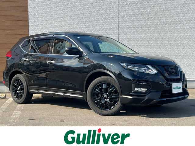 日産 エクストレイル 20X エクストリーマーX 秋田県 2018(平30)年 11.8万km ダイヤモンドブラック ４WD/インテリジェントエマージェンシーブレーキ/LEDヘッドライト/純正メモリナビ（DVD/CD/BT)/フルセグ/バックカメラ/日産純正１８インチアルミ（夏タイヤ装着）/スマートキー/純正エンジンスターター/アイドリングストップ/プッシュスタート/コーナーセンサー/ダウンヒルアシストコントロール/ステアリングスイッチ/電動リアゲート/ビルトインETC/センターデフロック/純正フロアマット/純正ドアバイザー/オートライト/オートエアコン/パワーステアリング/パワーウィンドウ/横滑り防止/盗難防止装置/寒冷地仕様/電動格納ウィンカーミラー/保証書/取扱説明書/記録簿/スペアキー×１