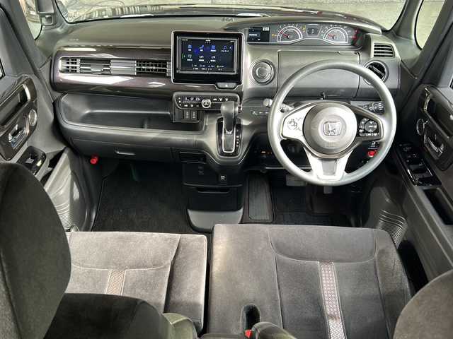 ホンダ Ｎ ＢＯＸ カスタム G L ホンダセンシング 静岡県 2019(平31)年 7.3万km プレミアムベルベットパープル・パール 社外メモリナビ/・CD/・DVD/・フルセグＴＶ/・Bluetooth/・AM/・FM/主要装備/・片側パワスラ/・衝突軽減/・レーンキープ/・追従クルコン/・バックカメラ/・ETC/・ドラレコ/・ステアリングリモコン/・LEDヘッドライト/・オートライト/・スマートキー/・プッシュスタート/・スマートキー1本/・TVキャンセラー/・純正フロアマット/・純正アルミホイール