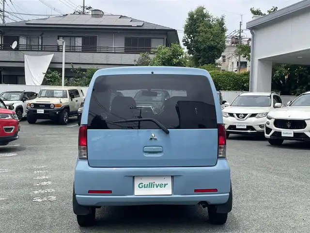 三菱 ｅＫワゴン ブルースタイルエディション 熊本県 2003(平15)年 12.5万km ミディアムブルー 純正カーオーディオ/【CD/MD/FM/AM】/純正フロアマット/革調シートカバー/リモコンキー/ベンチシート/パワーウィンドウ/パワーステアリング/ダブルエアバッグ/ABS/AC/取扱説明書/保証書