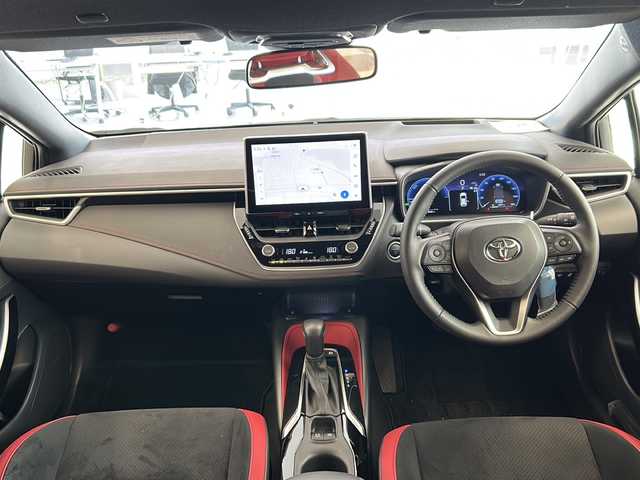 トヨタ カローラ スポーツ ハイブリッドG Z 岐阜県 2023(令5)年 0.9万km プラチナホワイトパールマイカ モデリスタエアロ/10.5型純正ナビゲーション/Bluetooth/フルセグ視聴（テレビキット/ETC2.0/プリクラッシュセーフティ/追従クルーズコントロール/ヘッドアップディスプレイ/ブラインドスポットモニター/ハーフレザーシート/前席シートヒーター/LEDヘッドライト/オートハイビーム/プッシュスタート/スマートキー/スペアキー/取扱説明書・記録簿
