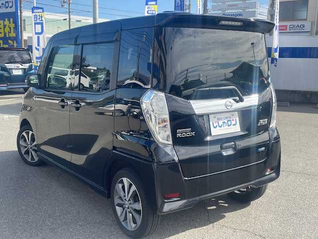 日産 デイズ ルークス ハイウェイスターX Gパッケージ 兵庫県 2016(平28)年 4.2万km ブラック ニッサン純正7インチ（MM316D-W）/・全方位カメラ/・フルセグＴＶ/DVD/・CD/BT/AM/FM/両側パワースライドドア/ＥＴＣ　/前方ドライブレコーダー　/エマージェンシーブレーキ　/横滑り防止装置　/アイドリングストップ　/純正１５インチＡＷ　/プッシュスタート/スマートキー/スペアキー1本