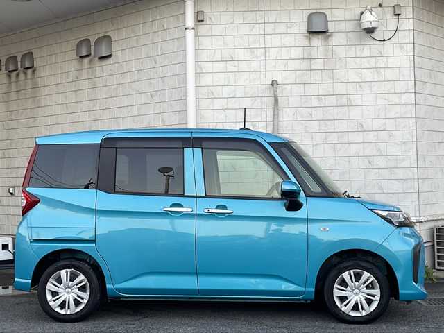 トヨタ ルーミー X 神奈川県 2022(令4)年 1.3万km ターコイズブルーマイカメタリック ワンオーナー/純正ディーラーナビ(CD/SD/AUX/BT/フルセグTV)/バックカメラ/衝突被害軽減ブレーキ/横滑り防止装置/アイドリングストップ/片側パワースライドドア/ETC/純正フロアマット/ドアバイザー/ISOFIX/スペアキー×1/保証書/取扱説明書