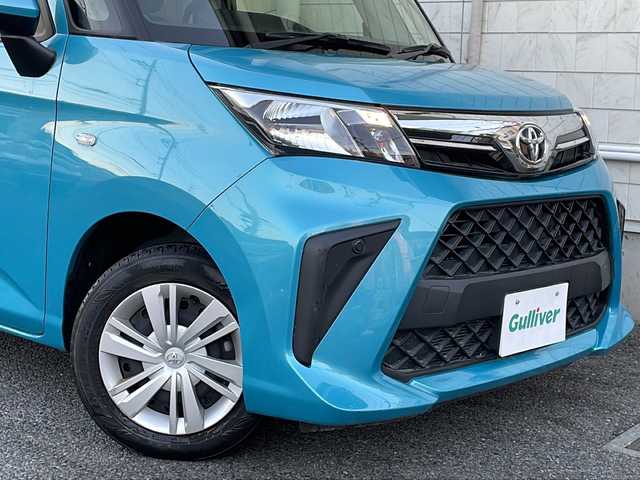 トヨタ ルーミー X 神奈川県 2022(令4)年 1.3万km ターコイズブルーマイカメタリック ワンオーナー/純正ディーラーナビ(CD/SD/AUX/BT/フルセグTV)/バックカメラ/衝突被害軽減ブレーキ/横滑り防止装置/アイドリングストップ/片側パワースライドドア/ETC/純正フロアマット/ドアバイザー/ISOFIX/スペアキー×1/保証書/取扱説明書