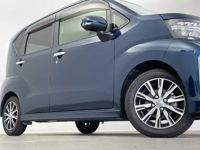 ダイハツ ムーヴ カスタム X LTD SAⅢ 新潟県 2018(平30)年 2.4万km レーザーブルークリスタルシャイン 純正メモリナビ/バックカメラ/フルセグTV/プッシュスタート/コーナーセンサー/スマートアシストIII/　・衝突回避支援ブレーキ機能/　・衝突警報機能（対車両・対歩行者）/　・車線逸脱警報機能/　・誤発進抑制制御機能/　・先行車発進お知らせ機能/　・オートハイビーム/オートライト/LEDヘッドライト/シートヒーター/アイドリングストップ/純正フロアマット/プッシュスタート