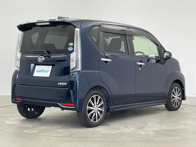 ダイハツ ムーヴ カスタム X LTD SAⅢ 新潟県 2018(平30)年 2.4万km レーザーブルークリスタルシャイン 純正メモリナビ/バックカメラ/フルセグTV/プッシュスタート/コーナーセンサー/スマートアシストIII/　・衝突回避支援ブレーキ機能/　・衝突警報機能（対車両・対歩行者）/　・車線逸脱警報機能/　・誤発進抑制制御機能/　・先行車発進お知らせ機能/　・オートハイビーム/オートライト/LEDヘッドライト/シートヒーター/アイドリングストップ/純正フロアマット/プッシュスタート