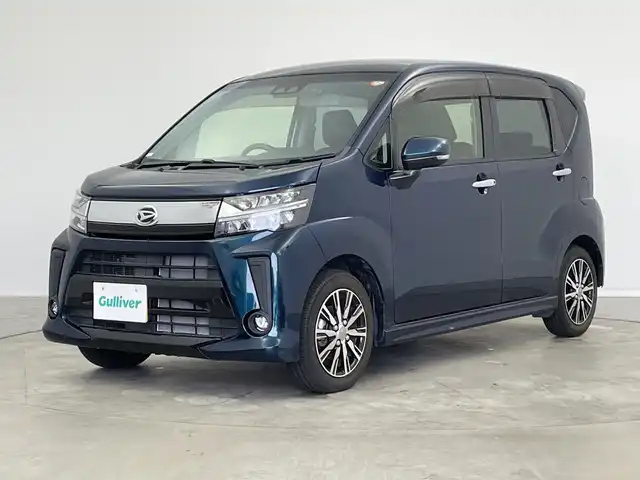 ダイハツ ムーヴ カスタム X LTD SAⅢ 新潟県 2018(平30)年 2.4万km レーザーブルークリスタルシャイン 純正メモリナビ/バックカメラ/フルセグTV/プッシュスタート/コーナーセンサー/スマートアシストIII/　・衝突回避支援ブレーキ機能/　・衝突警報機能（対車両・対歩行者）/　・車線逸脱警報機能/　・誤発進抑制制御機能/　・先行車発進お知らせ機能/　・オートハイビーム/オートライト/LEDヘッドライト/シートヒーター/アイドリングストップ/純正フロアマット/プッシュスタート