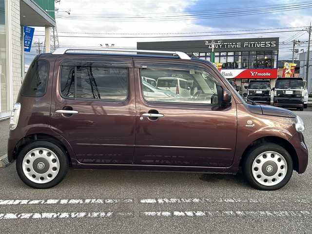 ダイハツ ミラ ココア プラスX 石川県 2014(平26)年 5.9万km プラムブラウンクリスタルマイカ ナビ/フルセグテレビ/DVD再生/ドアバイザー/スマートキー/純正フロアマット/純正14インチアルミホイール/ルーフレール/LEDヘッドライト