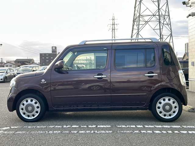 ダイハツ ミラ ココア プラスX 石川県 2014(平26)年 5.9万km プラムブラウンクリスタルマイカ ナビ/フルセグテレビ/DVD再生/ドアバイザー/スマートキー/純正フロアマット/純正14インチアルミホイール/ルーフレール/LEDヘッドライト